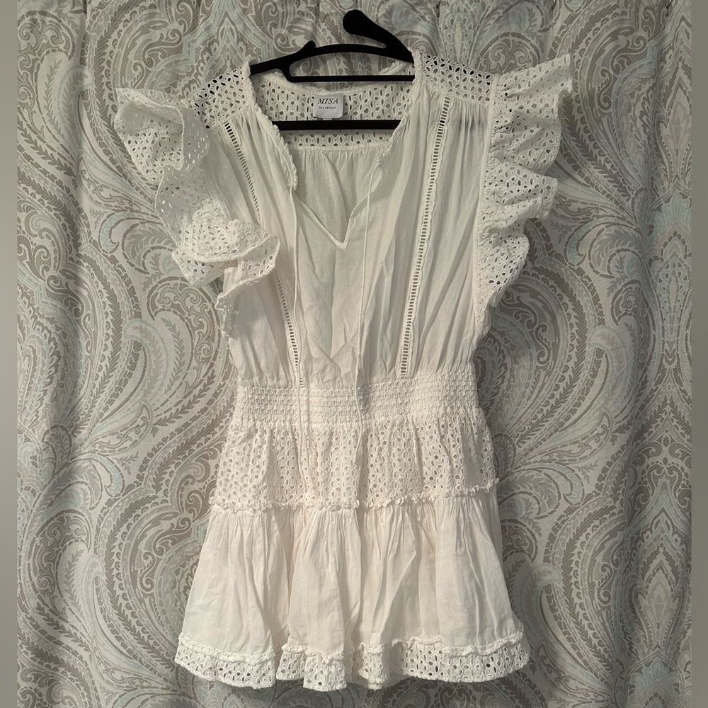 MISA Los Angeles Eyelet Trimmed Dress - Picture 2 of 7